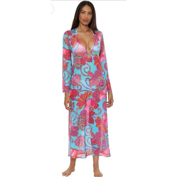 Trina‎ Turk Serene Maxi Dress, Casual, Beach Cover Ups for Women Size M - Picture 1 of 8